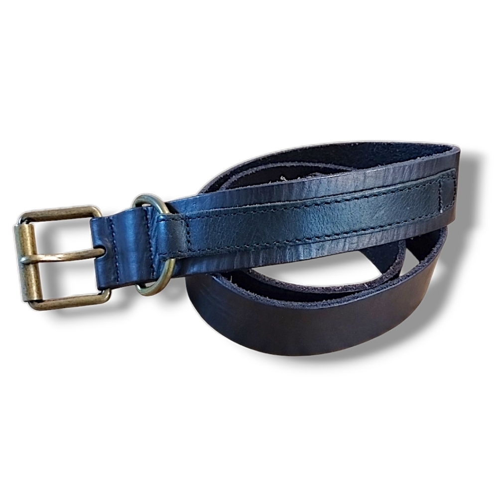 1990s Gap Women's Leather Strap Keeper Belt